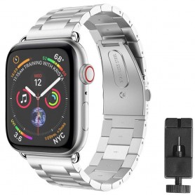 Armband rostfritt stål Apple Watch 4 (44mm) - Silver