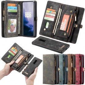 Multiplånbok CaseMe 11 kort OnePlus 7 PRO mobilplånbok väska fodral