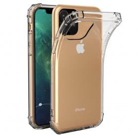 Mobilt skall Shockproof silikonskall Apple iPhone XI Max 2019 myk gjennomsiktig