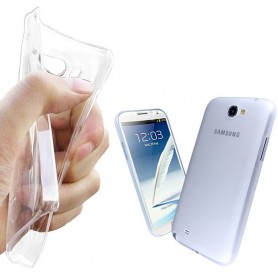 Galaxy Note 2 silikon skal transparent