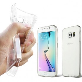 Galaxy S6 Edge silikon skal transparent