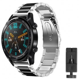 Armband rostfritt stål Huawei Watch GT2 - Silver/sv