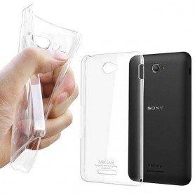 Sony Xperia E4 silikon gjennomsiktig