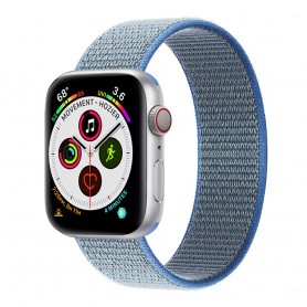 Apple Watch 5 (40 mm) nylonrannekoru - Tahoe Blue