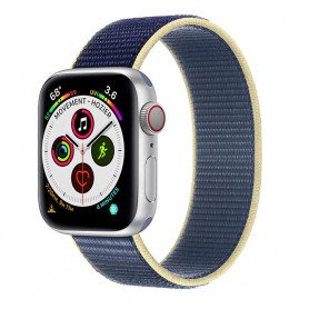 Apple Watch 5 (40 mm) nylonrannekoru - Artic Ocean Blue