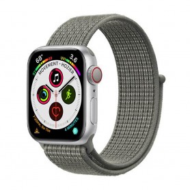 Apple Watch 5 (44mm) Nylon Armband - Spuce Fog