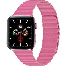 Apple Watch 5 (44mm) Leather loop band - Rosa