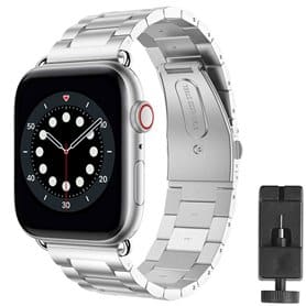 Armband rostfritt stål Apple Watch 6 (44mm) - Silver