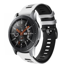 Twin Sport Armband Samsung Galaxy Watch 46 - Vit/svart