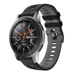 Twin Sport Armband Samsung Galaxy Watch 46 - Svart/grå