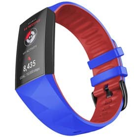 Twin Sport armbånd Fitbit Charge 3 - Blå/rød