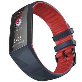 Twin Sport Armband Fitbit Charge 3 - Mörkgrå/röd
