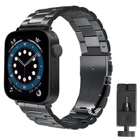 Armband Stainless Steel Apple Watch 6 (44mm) - Black