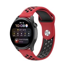 EBN Sport Armbånd Huawei Watch 3 - Rød/sort