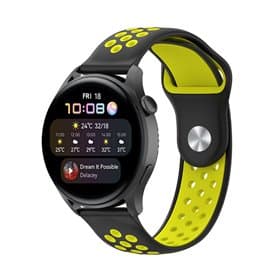 EBN Sport Armband Huawei Watch 3 - Black/yellow