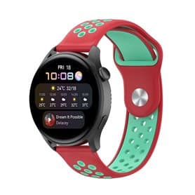 EBN Sport Armband Huawei Watch 3 - Röd/mint