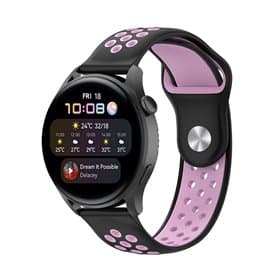 EBN Sport armbånd Huawei Watch 3 - Svart/rosa