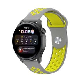 EBN Sport Armband Huawei Watch 3 - Grey/yellow