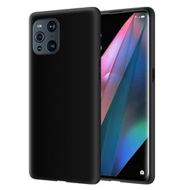 Silicone case Oppo Find X3 Pro 5G  - Black