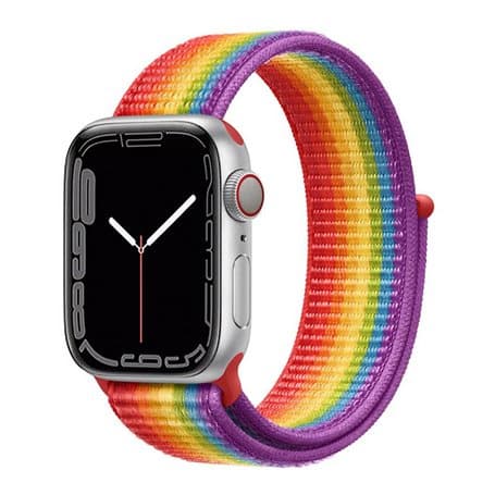Buy Nylon Watchband Apple Watch 7 (45mm) - Pride Edition