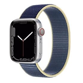 Apple Watch 7 (45mm) Nylon Armband - Artic Ocean Blue