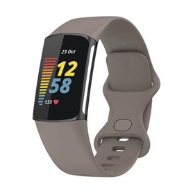 Sport Silikonband Fitbit Charge 5 (S) - Graublau
