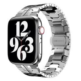 Iron Man Rustfrit Stål Armbånd Apple Watch 6 (44mm) - Sølv
