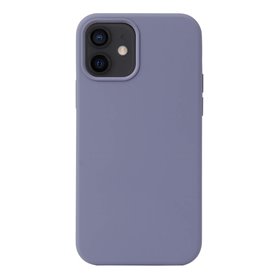 Liquid silikone cover Apple iPhone 12 (6.1") - Gråblå
