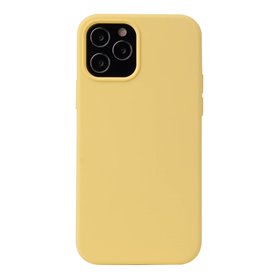Liquid silicone case Apple iphone 12 Pro - Yellow