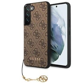 Guess 4G Charms Collection deksel Samsung Galaxy S22 Plus - Brun