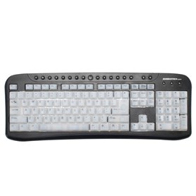 Tastatur Sunbeam EL-KB-03-BK - Sort/Hvit