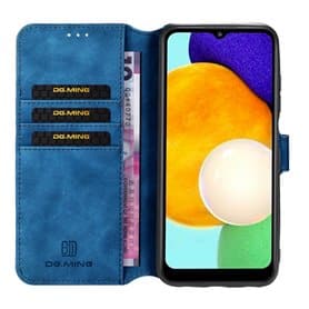 DG-Ming Handyhülle 3-Karten Samsung Galaxy A03s - Blau