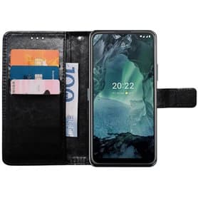 Wallet cover 3-kort Nokia G21 - Sort