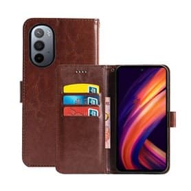 Mobile wallet 3-card Motorola Edge X30 - Brown