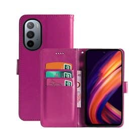 Mobile wallet 3-card Motorola Edge X30 - Pink