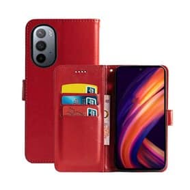Mobile wallet 3-card Motorola Edge X30 - Red