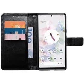 Wallet cover 3-kort Google Pixel 6a - Sort