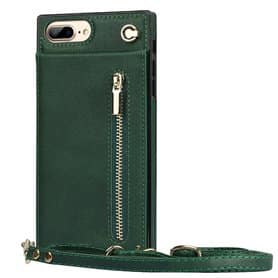 Zipper necklace case Apple iPhone 8 Plus - Grön