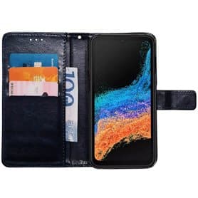 Mobilplånbok 3-kort Samsung Galaxy Xcover 6 Pro - Mörkblå
