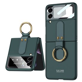 GKK Ring Case Samsung Galaxy Z Flip 4 - Grön