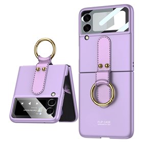 GKK Ring kotelo Samsung Galaxy Z Flip 4 - Violetti