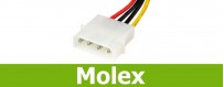 Molex kabler og adapter | CaseOnline.dk